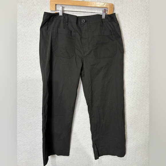 Sanctuary Juliet Crop Black Twill Pant Size 12 - Picture 1 of 5